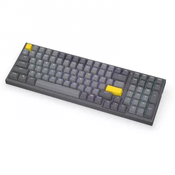 Celeris 1800, Gaming tastatūra Pelēka, US izkārtojums, ENDORFY Yellow by Gateron