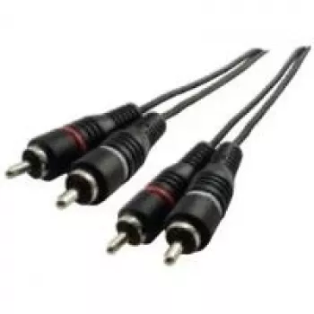 Audio kabelis Schwaiger CIK5450 5m 2xRCA vītne Melns