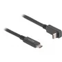 DeLOCK USB kabelis USB Type-C vīrišķais uz USB Type-C vīrišķais leņķveida 2m 5Gbps 4K PD 60W