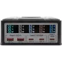 Daudzportu lādētājs Exsys EX-1107 260W, melns