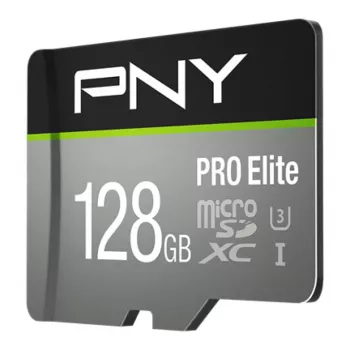 PNY PRO Elite 128GB UHS-I MicroSDXC atmiņas karte (P-SDU128V31100PRO-GE)