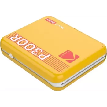 Printeris Kodak Mini 3 Square Retro Pass Photo Printing Technology Dzeltens