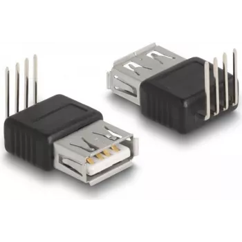 DeLOCK Adapter USB 2.0 Type-A sievišķais uz 4 pin 90° leņķa