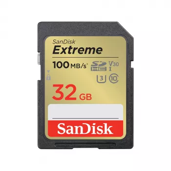 SanDisk Extreme PLUS SD UHS-I 32GB SDHC atmiņas karte (SDSDXWT-032G-GNCIN)