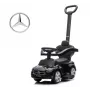 Braucamā rokas stūmējmašīna milly mally Mercedes C-Class Melna, modelis 6107