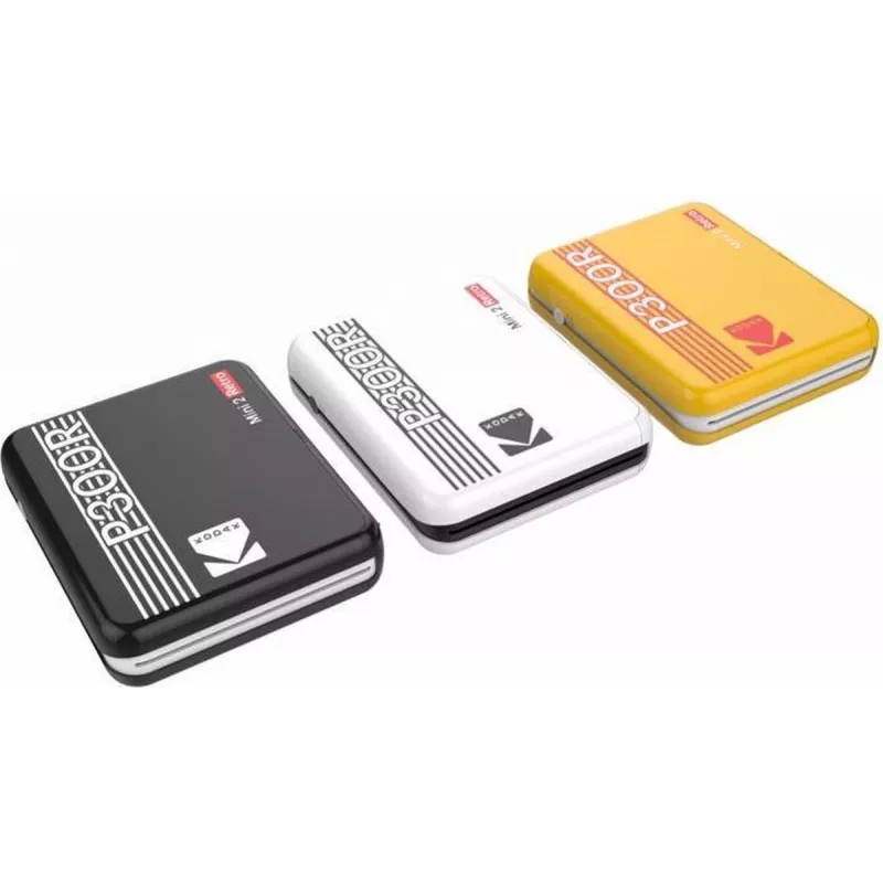 Printeris Kodak Mini 3 Square Retro Pass Photo Printing Technology Dzeltens
