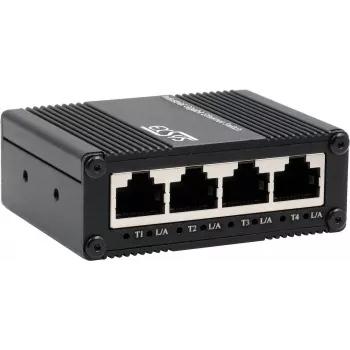 Industriālais 5 portu Gigabit slēdzis Exsys EX-62021 ar USB-C barošanu, nepārvaldāms