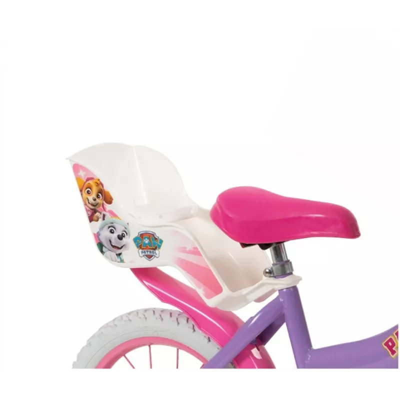 Bērnu velosipēds 14 collu Paw Patrol Purple 1480 Meitene TOIMSA