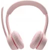 Logitech 981-001412 bezvadu austiņas/headset Galvas saite Birojs/Zvanu centrs Bluetooth Roza