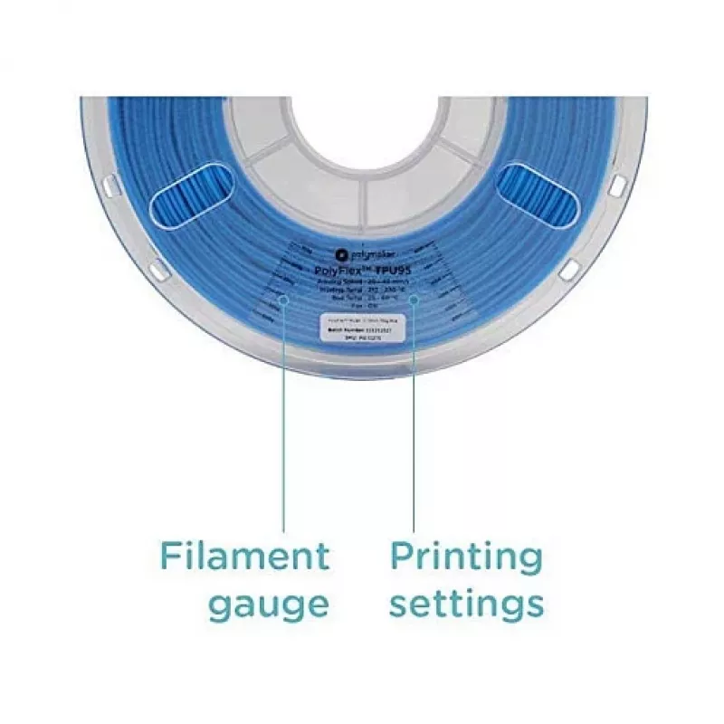 3D drukas materiāls Polymaker PD01001 Melns 750 g 1.75 mm