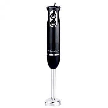 Vārāmais blenderis Maestro MR-511 — 500 W, 2 ātrumi, pulse, turbo, noņemama 900 ml bļoda, nerūsējošā tērauda asmens, melns