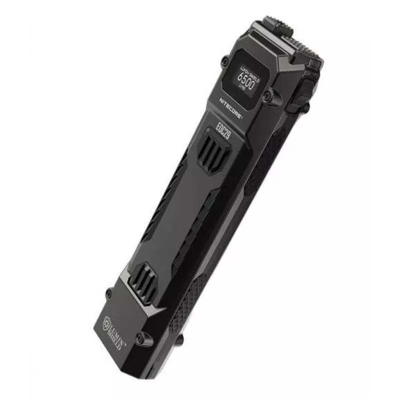 Kabatas lukturis Nitecore EDC29 nerūsējošā tērauda korpuss, 2 LED, 15–6500 lm, IP54, USB uzlādējams