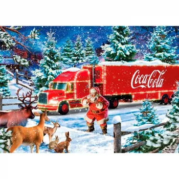 Puzzle Schmidt Spiele Coca Cola Christmas Truck 1000 gab.