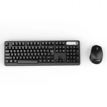 Inca IWS-549U Bezvadu tastatūras un peles komplekts, biroja RF, USB, QWERTY turku, melns