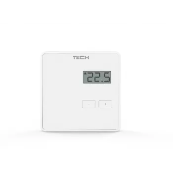 Tech Controllers R-8b PLUS bezvadu telpas termoregulators, balts