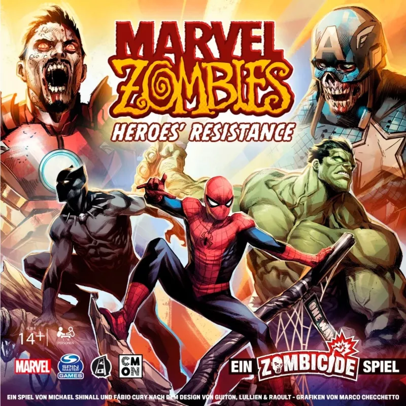 Galda spēle Asmodee Marvel Zombies Heroes' Resistance — kooperatīvs miniatūru Zombicide krosovers