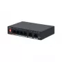 Dahua Technology PFS3006-4GT-60-V2 Gigabit Ethernet PoE slēdzis, melns