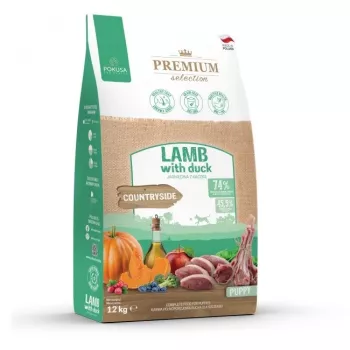 POKUSA Premium Selection Puppy Lamb with duck sausā barība suņiem 12 kg