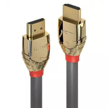 Lindy 15m Standard HDMI kabelis, Gold Line, 15 m, HDMI Type A (Standarta), HDMI Type A (Standarta), Pelēks