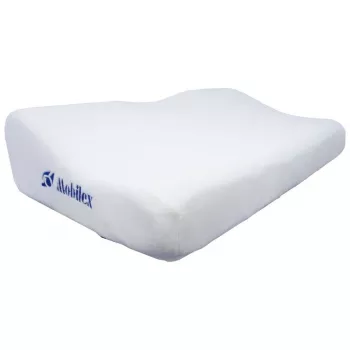 Ortopēdiskais spilvens Mobilex SoftSleep L izmērs, ergonomisks putuplasts, 500×300×120 mm, blīvums 50 kg/m³
