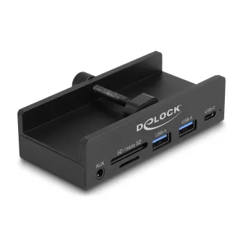 DeLOCK 64285 USB 2.0 Type-A Hub 5000 Mbit/s Melns