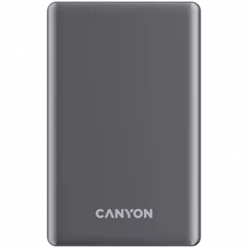 Canyon OnPower 505 - Powerbank - 5 000 mAh - USB-C ievads/izeja - USB-C PD 20W + bezvadu magnētiskā uzlāde 15W