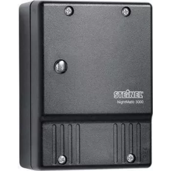 Steinel NightMatic 3000 Black krēslas slēdzis 5-10 lux IP54 550516