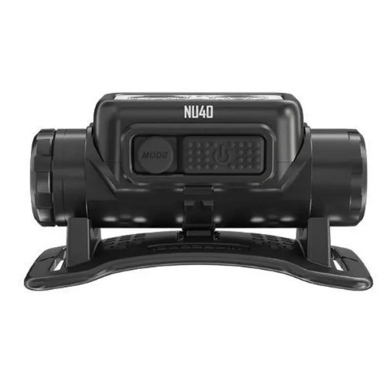 Galvas lukturis Nitecore NU40 Black LED 2 lampas IP68