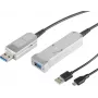 USB pagarinātāja kabelis ShiverPeaks 3.0 A savienotājs optiskais, 30-35095