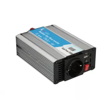 Extralink OPIM-600W sprieguma pārveidotājs, auto 12V, 600W modificēts sinusvilnis