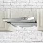 Akpo WK-7 Light 60 tvaika nosūcējs, daļēji iebūvējams (izvelkams), nerūsējošais tērauds