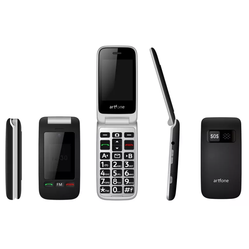Mobilais telefons Sponge Artfone C10 Flip 2.4 collu