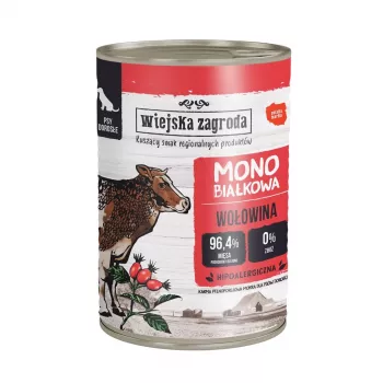 Slapjā suņu barība wiejskazagroda Monoprotein Line Tītars ar jēru 800 g