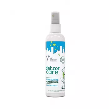 Kondicionieris VETEXPERT Detox Care Pure White 150 ml — detoksikācija un balināšana baltiem kaķiem