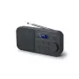 Muse M-109DB portatīvais radio, DAB+/FM PLL, LCD displejs, modinātājs, baterijas/tīkls, melns