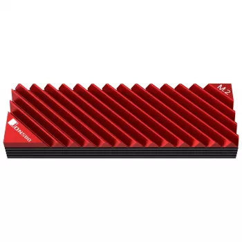 Dzesēšanas radiators Jonsbo M.2-3 RED melns sarkans 24.4mm 73mm 9.6mm
