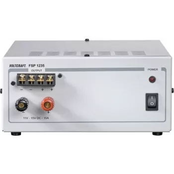 Laboratorijas barošanas bloks Voltcraft FSP 1235 — regulējams 11–15 V līdzstrāva, 35 A