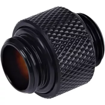 Alphacool HF dubultā nipeļa savienotājs G1/4 AG uz G1/4 AG 10mm - Deep Black (17215)
