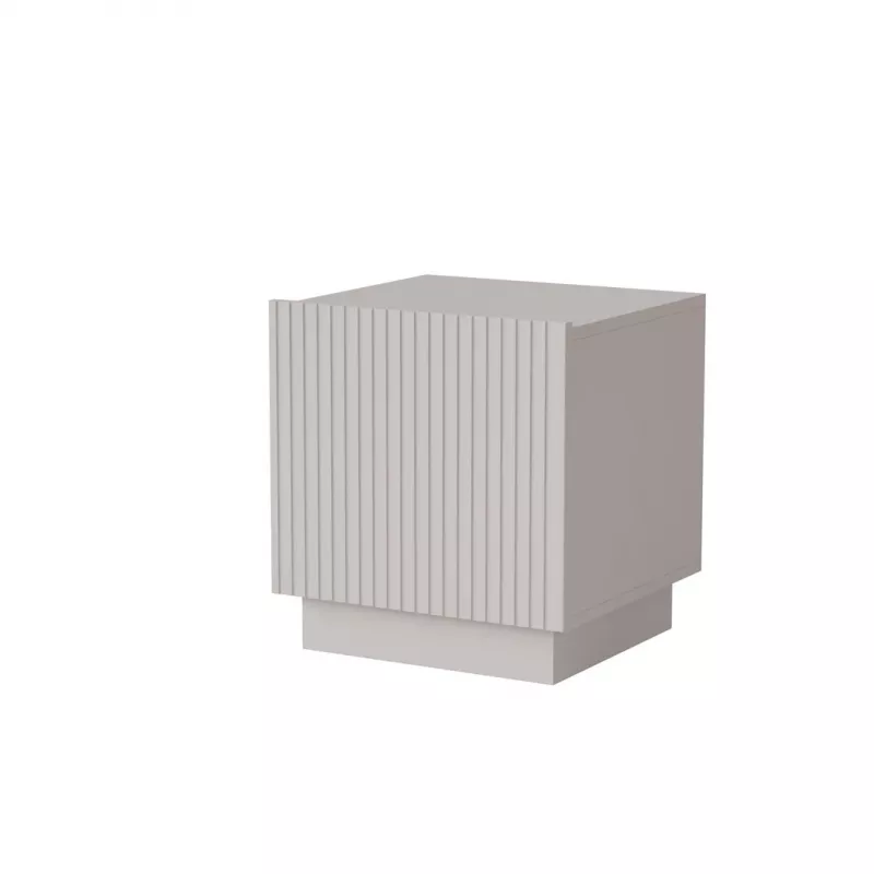 Naktsgaldiņu komplekts Cama meble LIVERTI 2 gab., 45×42×47 cm, smilškrāsas, MDF un skaidu plātne