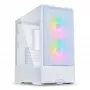 MidiTower korpuss Lian Li LANCOOL 207 — balts, caurspīdīgs panelis, atbalsta ATX/MicroATX/MiniITX, bez barošanas bloka