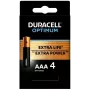 Duracell OPTIMUM AAA sārma baterijas, 4 gab. iepakojums – ilgstoša jauda mazām ierīcēm