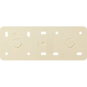 GIRA 008313 Sienas plāksne / slēdža vāciņš Bēšs - Balts (008313)