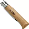 Saliekamais kabatas nazis Opinel No. 08 ar olīvkoka rokturi, nerūsējošā tērauda asmens, modelis 002020