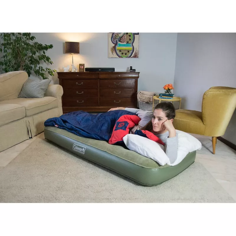 Coleman Maxi Comfort Single piepūšamā gulta kempingam 2000039166, zaļa