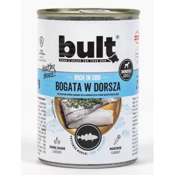Slapjā suņu barība BULT Rich in cod 800 g paciņa