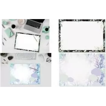 Rakstāmbloks Sigel Jolie Glamorous Leaves A3, 30 lapas, 80 g/m²