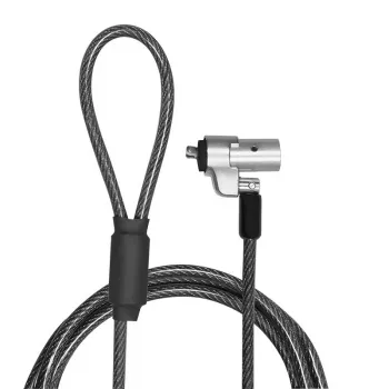 Slēdzene klēpjdatoram LogiLink NBS012 Melns Sudrabs