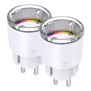 Gosund EP2-Z 10A viedā kontaktligzda — ZigBee spraudnis, 2 iepakojumā