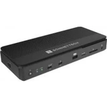 Sonnet Echo 13 Thunderbolt 5 SSD Doks vads Melns 140W Barošanas Padeve