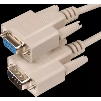 D-SUB pagarinājuma kabelis ShiverPeaks AK 2303 9-pin savienotājs, 3 m